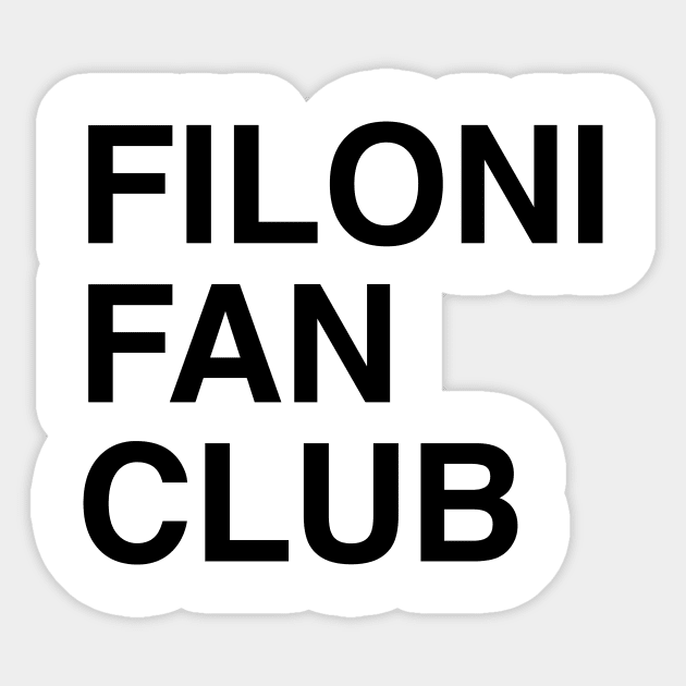 Filoni Fan Club Sticker by Candace Jean